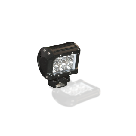 Rampe LED 18W étanche 9,5x11,3x6,6 cm – Éclairage Offroad pour Motos et Quads